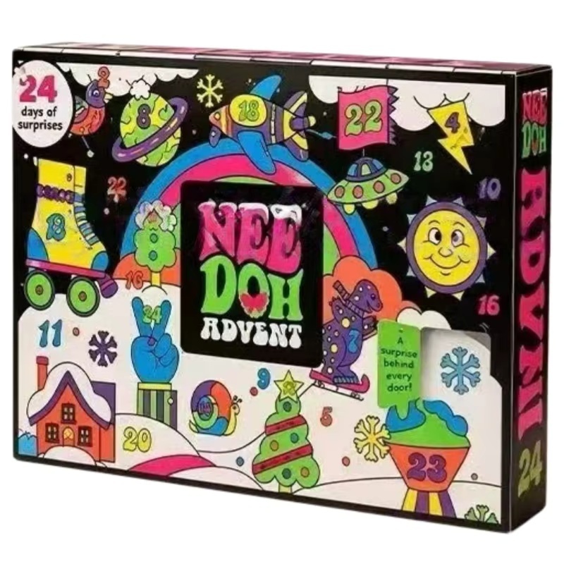 Advent Calendar Gift - Kalender Advent NeeDoh 2026, Boneka 3D
