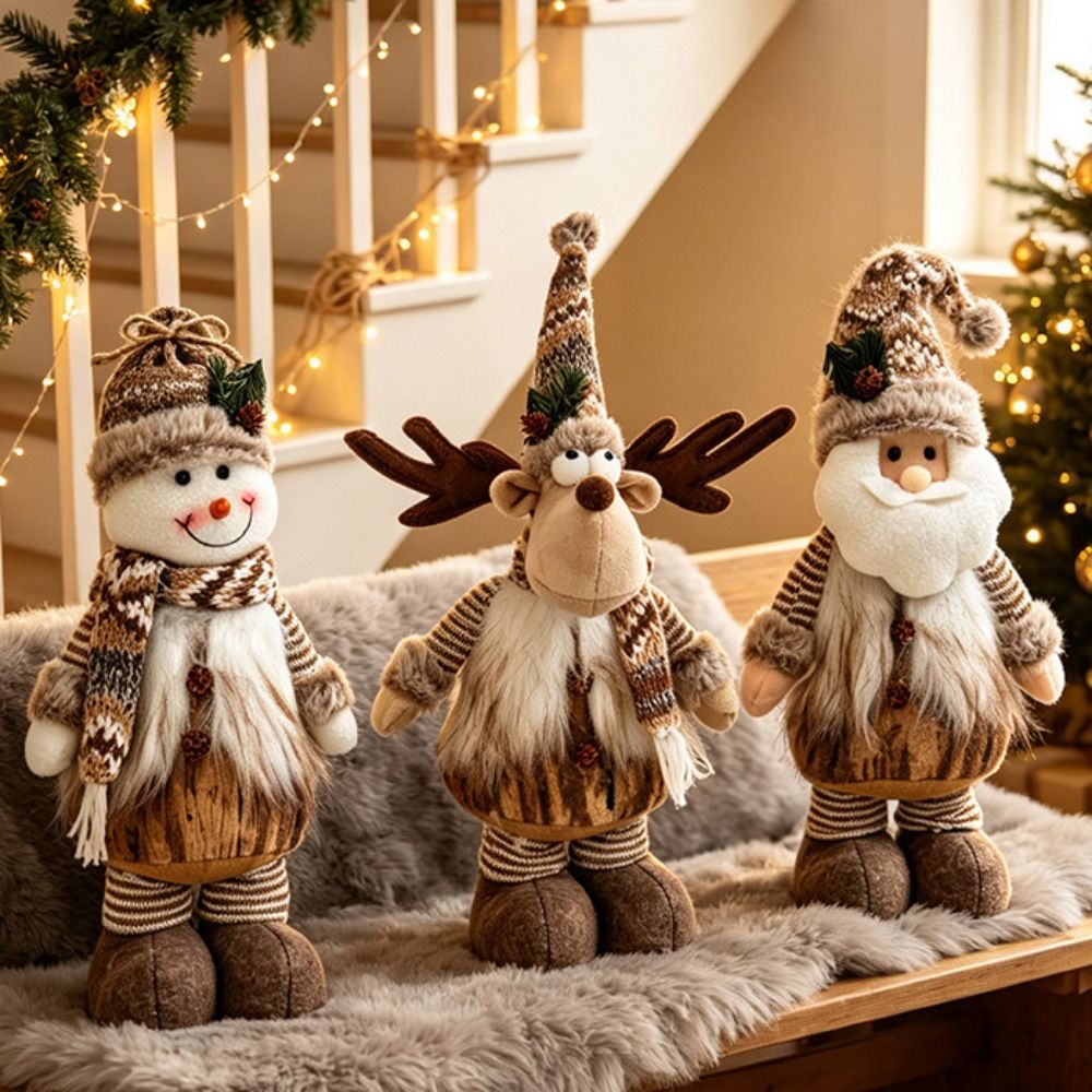 Stoking Natal Kartun Santa Cla - Christmas Stocking Hanging ulasan dan harga