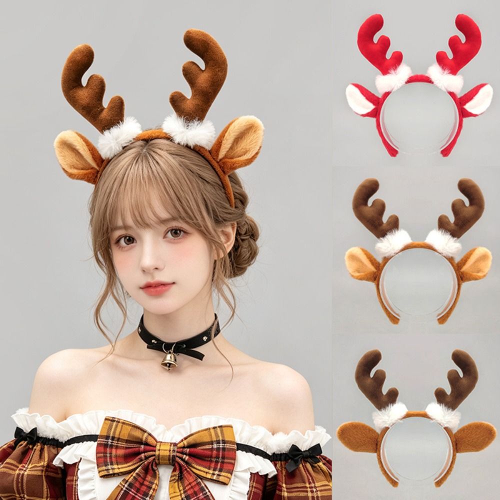 Aksesori rambut Natal yang luc - Reindeer Antlers Headband ulasan dan harga