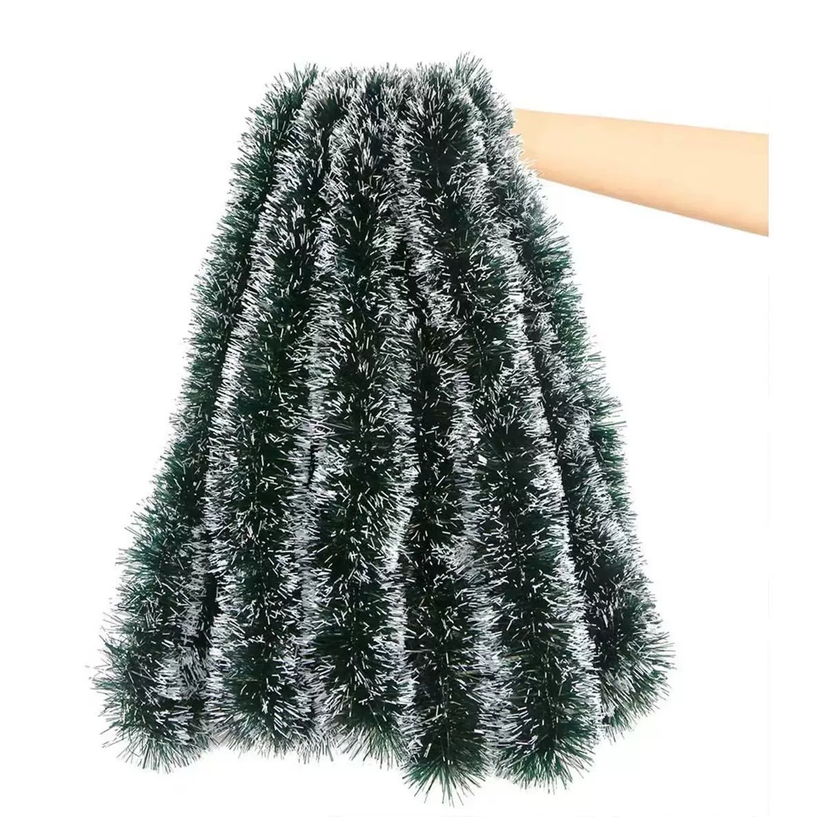6/14M Garland Natal, Dekorasi  - Tinsel Garland Decoration ulasan dan harga