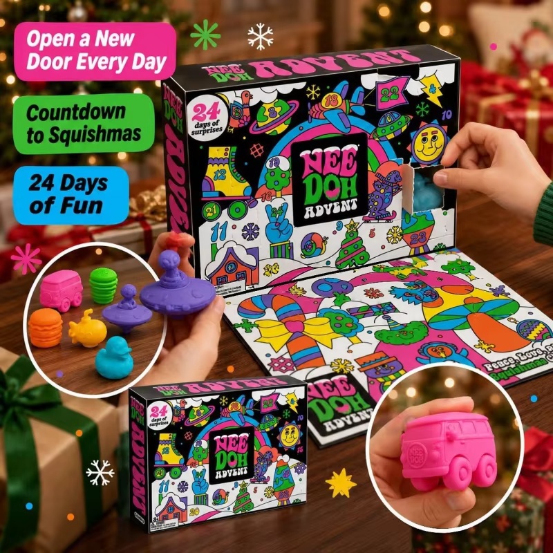 Kalender Advent NeeDoh 2026, B - Advent Calendar Gift ulasan dan harga