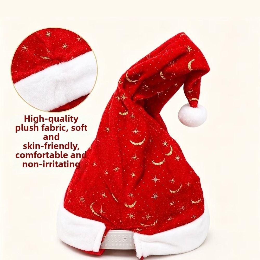Topi Natal Berayun Elektrik, T - Santa Hat Plush ulasan dan harga