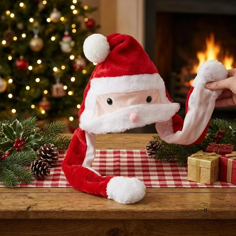 Topi Sinterklas Natal yang Luc - Santa Hat Plush ulasan dan harga