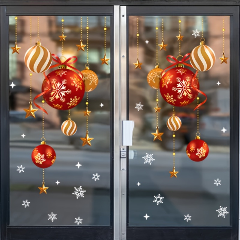 Stiker Natal, Dekorasi untuk M - Snowflake Window Decal ulasan dan harga