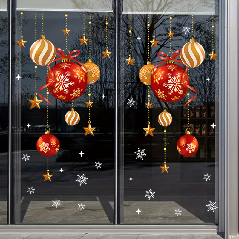 Stiker Natal, Dekorasi untuk M - Snowflake Window Decal ulasan dan harga
