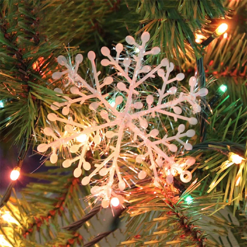 30pcs Hiasan Kepingan Salju Na - Christmas Tree Artificial ulasan dan harga