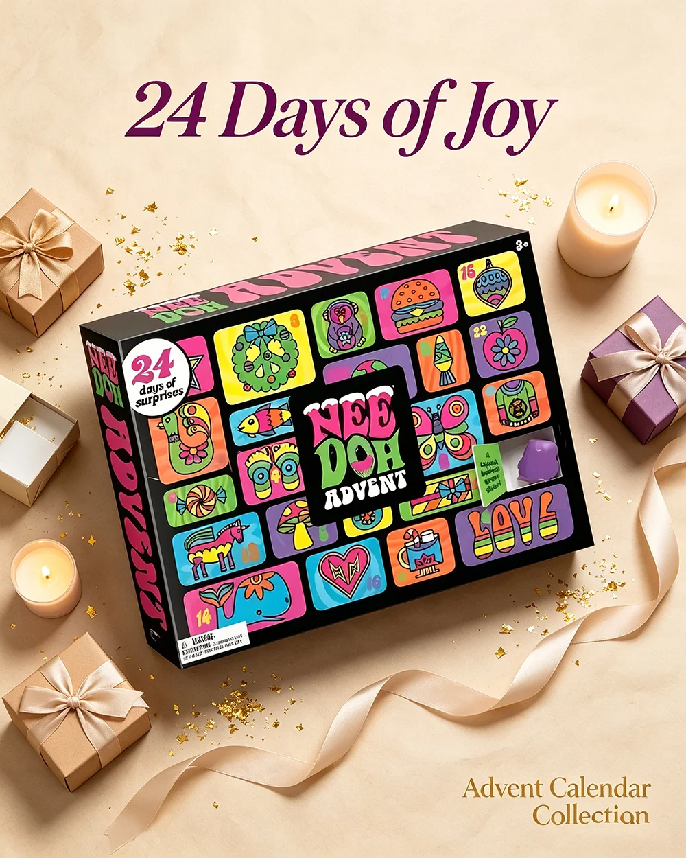 Kalender Advent NeeDoh 2026, H - Advent Calendar Gift ulasan dan harga