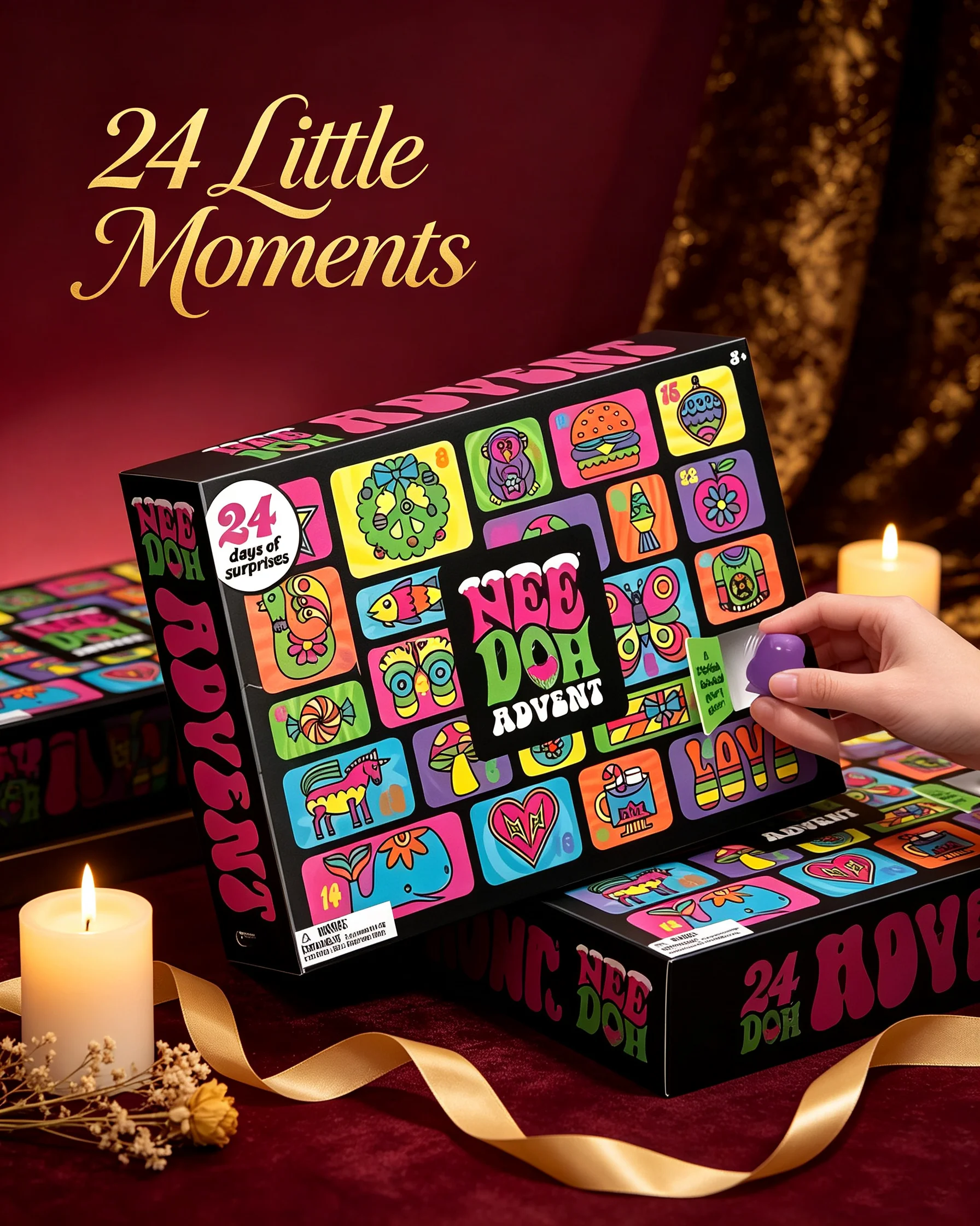 Kalender Advent NeeDoh 2026, H - Advent Calendar Gift ulasan dan harga