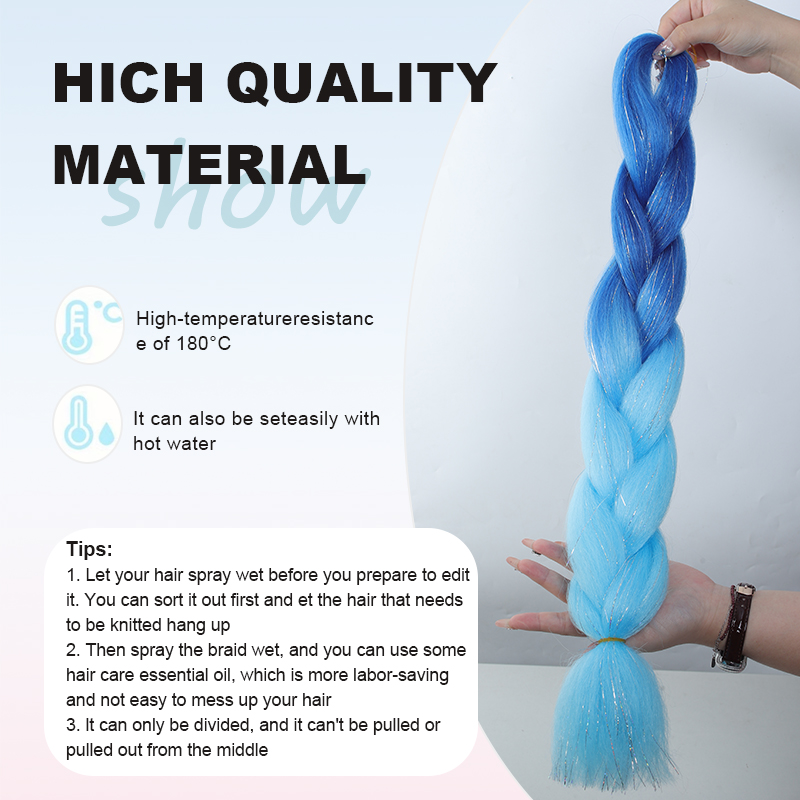 Rambut Kepang Jumbo Pelangi Be - Tinsel Garland Decoration ulasan dan harga