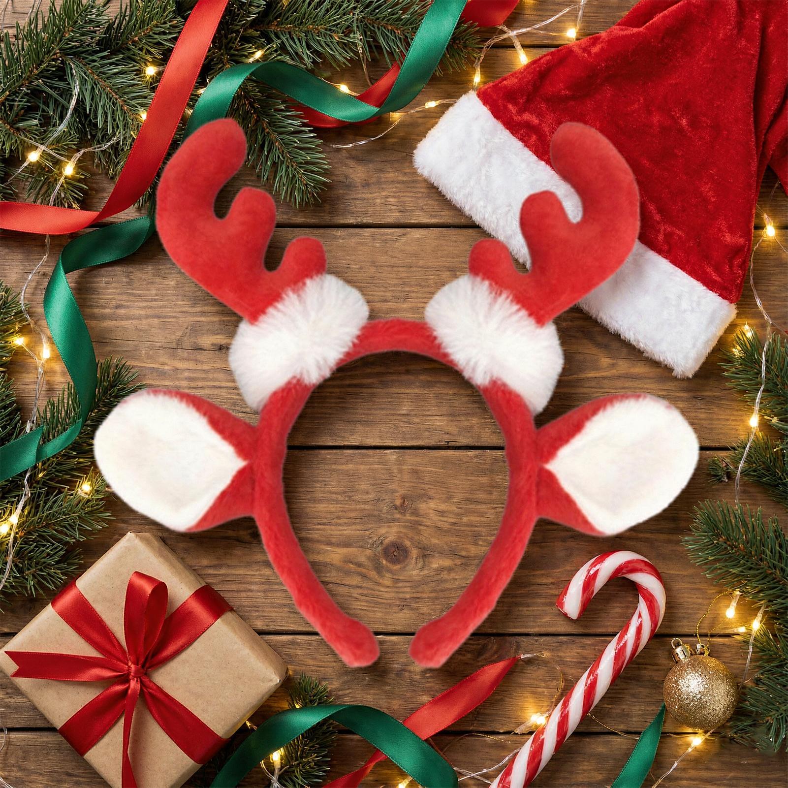 Bando Tanduk Rusa Natal, Akses - Reindeer Antlers Headband ulasan dan harga