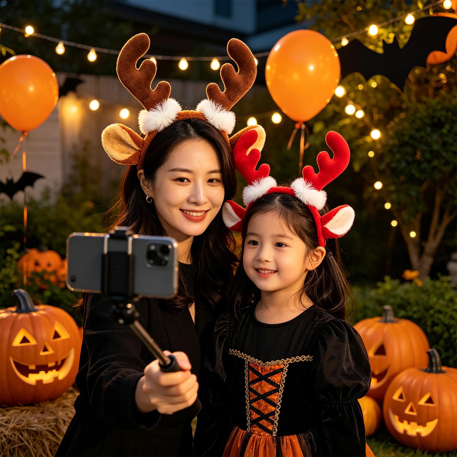 Bando Tanduk Rusa Natal, Akses - Reindeer Antlers Headband ulasan dan harga