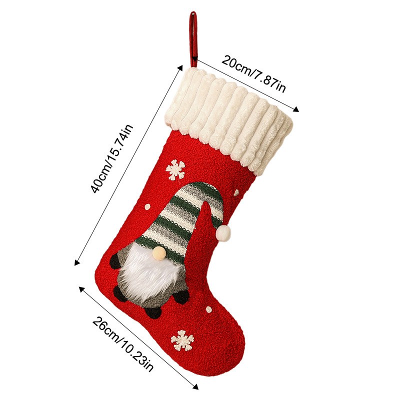 Hiasan Natal berbentuk kaus ka - Christmas Stocking Hanging ulasan dan harga